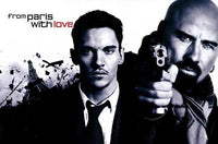 From Paris with Love Movie Poster Print featuring vibrant colors and dynamic imagery.