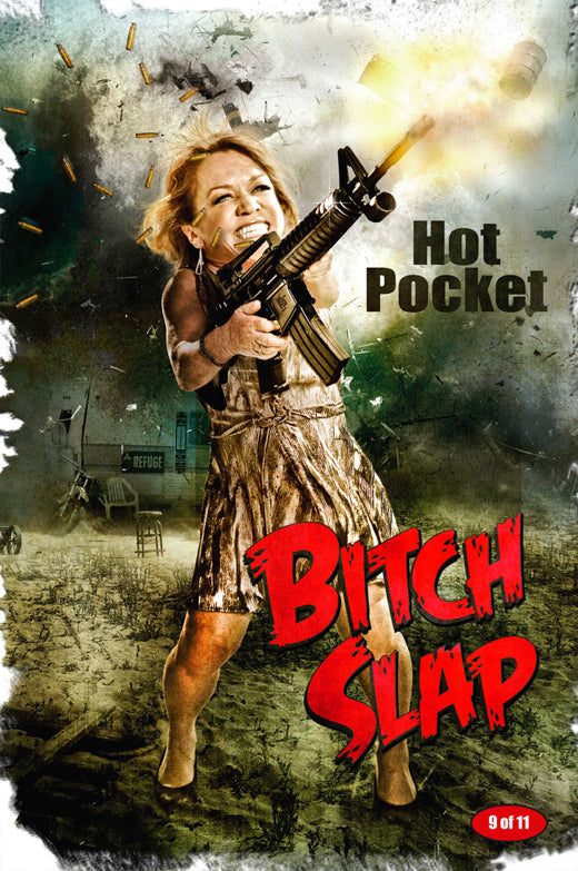 Bitch Slap Movie Poster Print featuring bold design and vibrant colors.