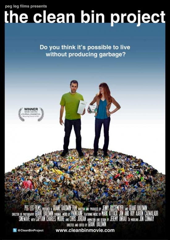The Clean Bin Project Movie Poster showcasing environmental awareness.