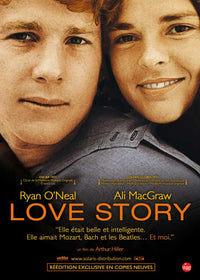 Love Story Movie Poster Print featuring classic romance artwork