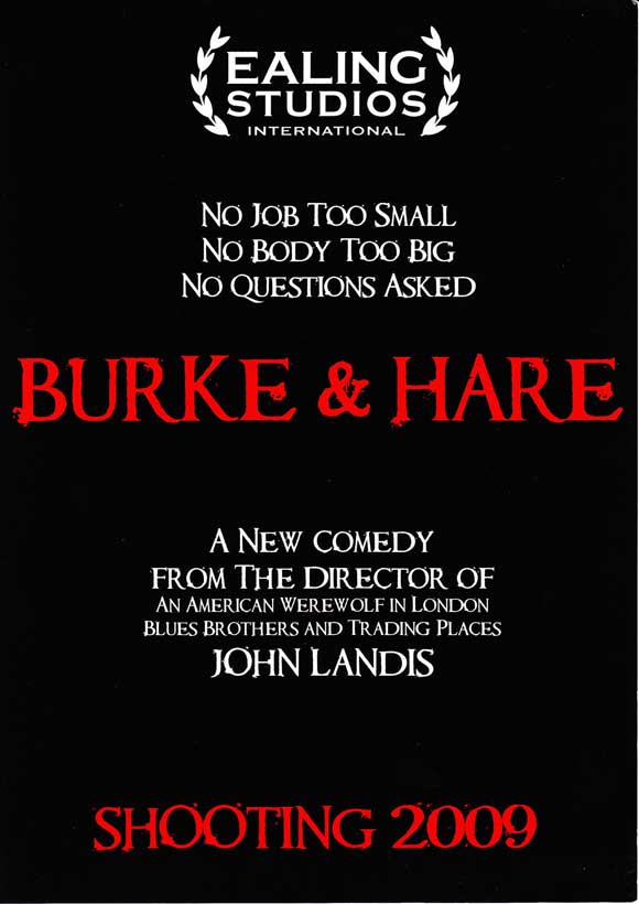 Burke and Hare Movie Poster Print featuring classic film artwork.