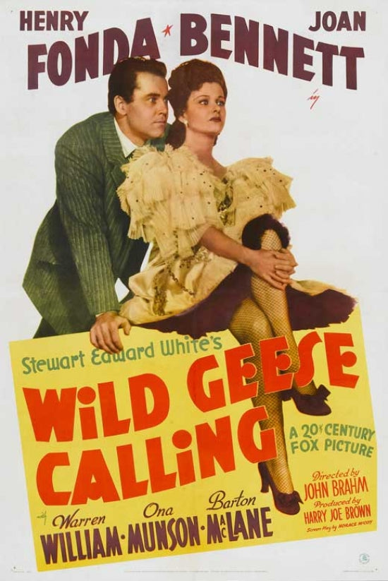 Wild Geese Calling Movie Poster Print - cinematic art for home decor