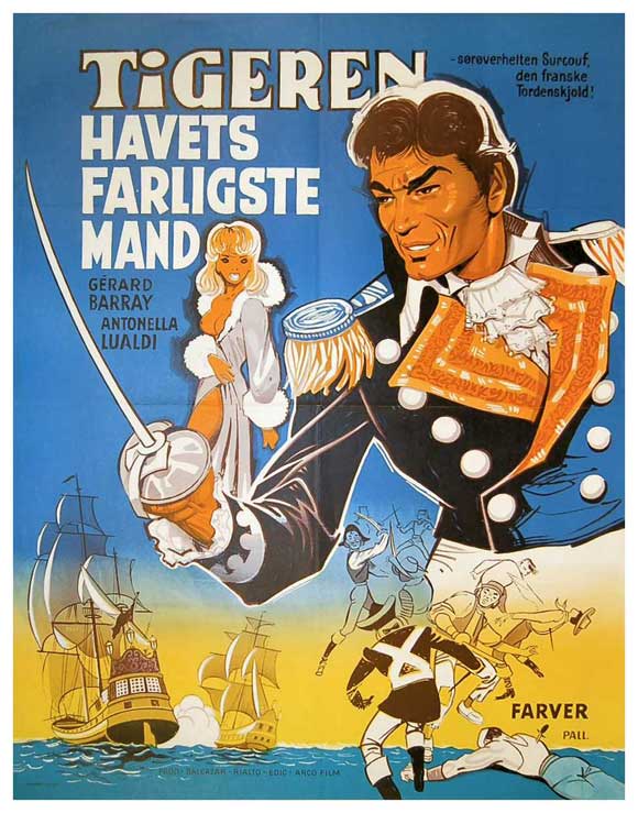 Sea Pirate Movie Poster Print showcasing adventurous high seas theme.