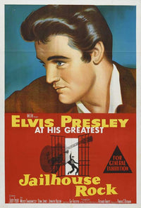 Jailhouse Rock Movie Poster Print featuring Elvis Presley