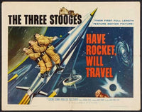 Have Rocket, Will Travel Movie Poster Print featuring colorful graphics.