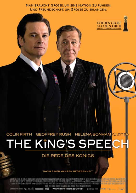 The King's Speech Movie Poster Print in 11 x 17 size