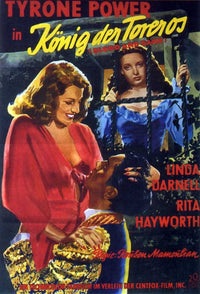 Blood and Sand Movie Poster Print featuring vibrant colors and iconic film imagery.