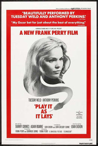 Play It As It Lays Movie Poster Print showcasing cinematic artwork.