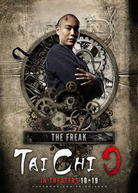 Tai Chi Zero Movie Poster Print featuring dynamic action scenes.