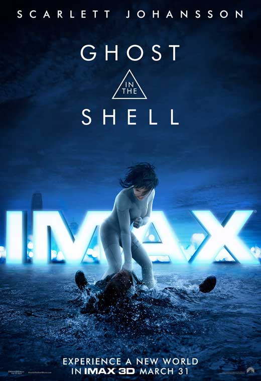 Ghost in the Shell Movie Poster Print featuring vibrant colors and detailed artwork.