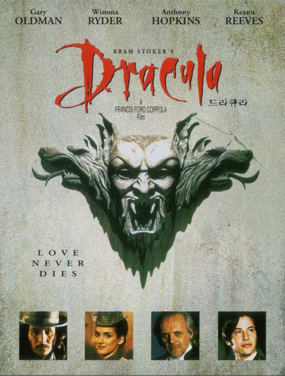 Dracula Movie Poster Print featuring iconic horror art