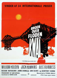 Bridge on the River Kwai Movie Poster Print, classic film decor