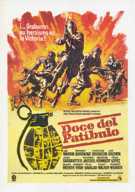 The Dirty Dozen Movie Poster Print showcasing classic cinema