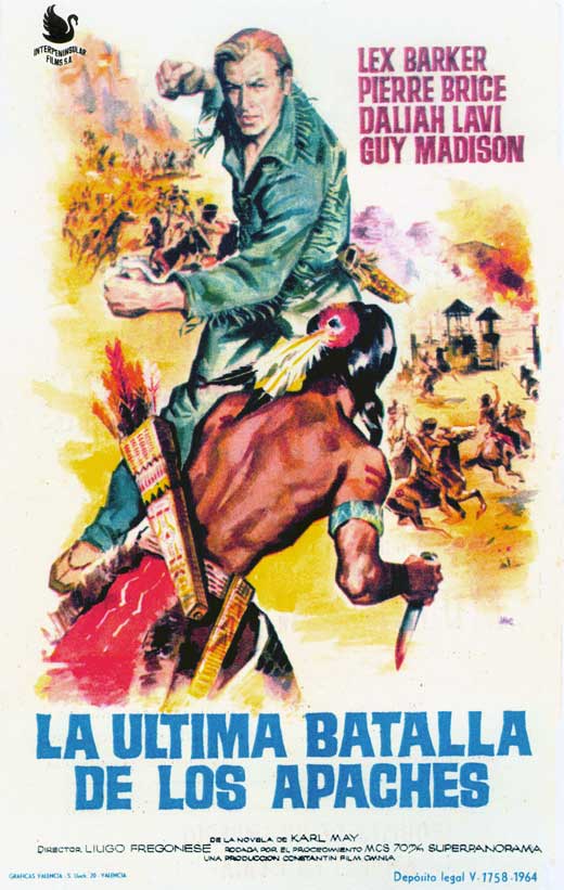 Old Shatterhand Movie Poster Print showcasing classic western cinema.