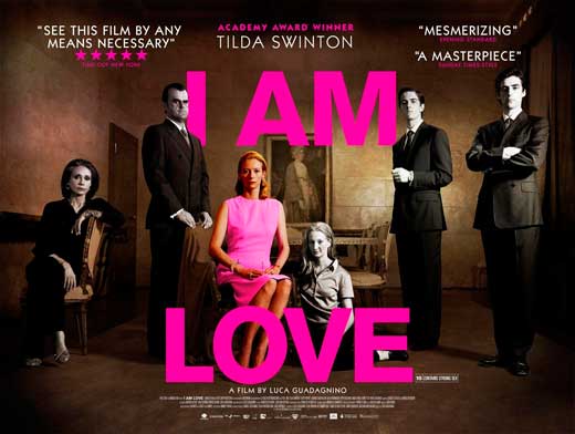 I Am Love Movie Poster Print featuring a romantic cinematic theme.