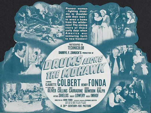 Drums Along the Mohawk Movie Poster Print showcasing historical drama.
