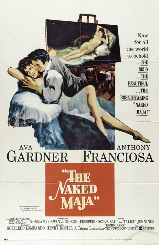 The Naked Maja Movie Poster Print showcasing rich imagery and cinematic allure.