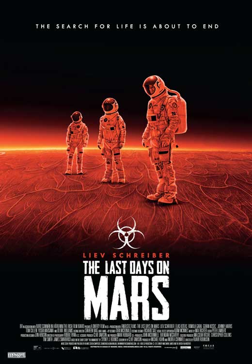 The Last Days on Mars Movie Poster Print showcasing suspenseful artwork.