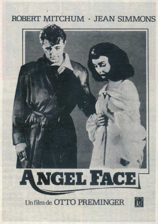 Angel Face Movie Poster Print showcasing cinematic artwork.