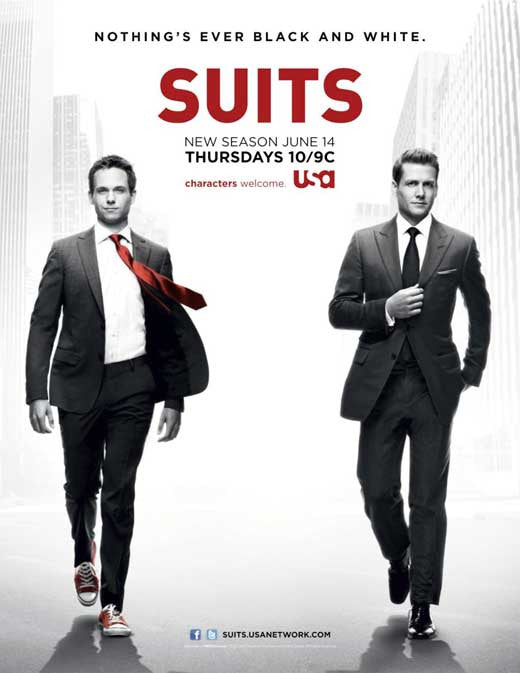 Suits (TV Series) Movie Poster Print - 11x17 | Posterazzi