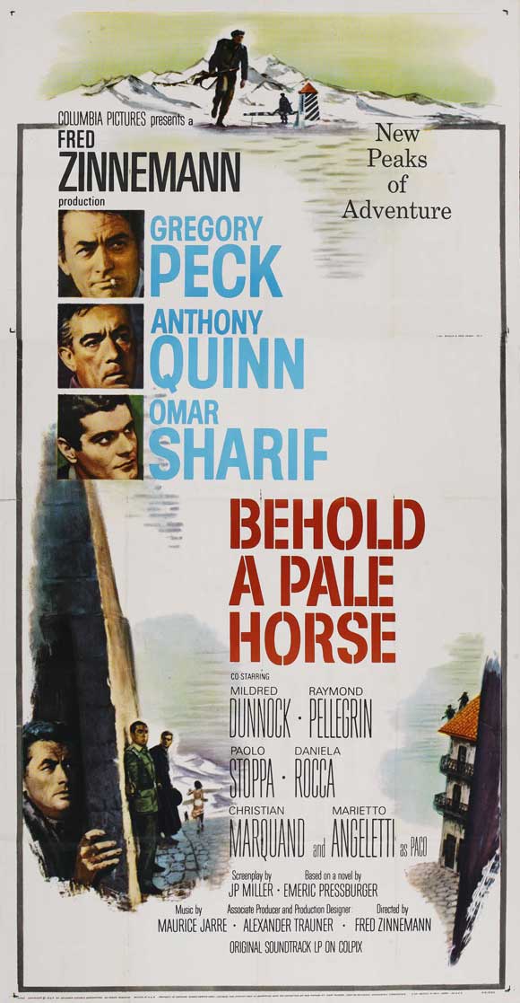 Behold a Pale Horse Movie Poster Print showcasing cinematic artwork.