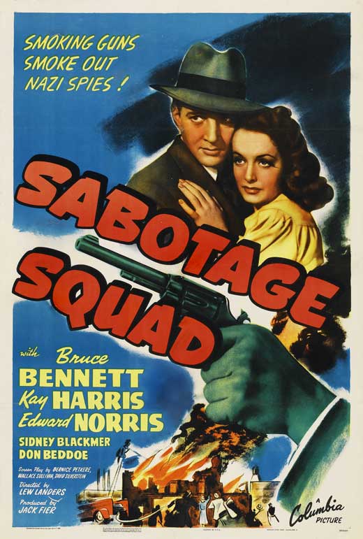 Sabotage Agent Movie Poster Print showcasing cinematic artwork.