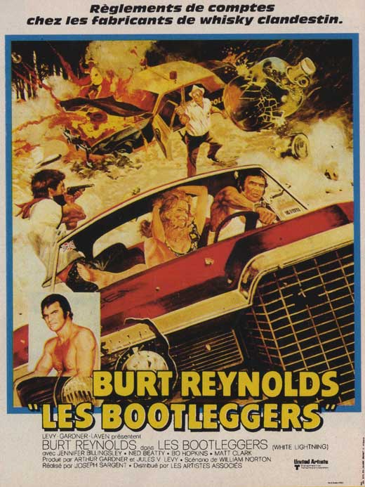 White Lightning Movie Poster Print showcasing cinematic artwork.
