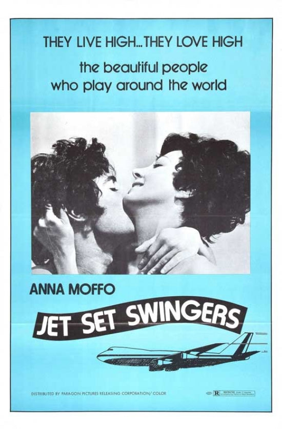 Jet Set Swingers Movie Poster Print, vibrant retro design