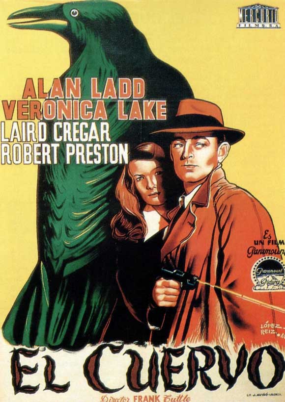 This Gun for Hire Movie Poster Print showcasing classic film noir design.