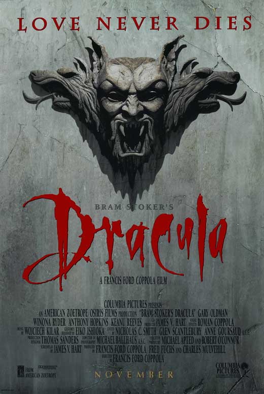 Dracula Movie Poster Print showcasing horror classic.