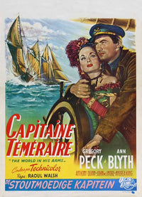 The World in His Arms Movie Poster Print showcasing classic film imagery.