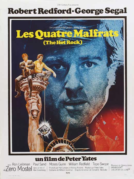 The Hot Rock Movie Poster Print showcasing classic film art.