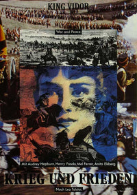War and Peace Movie Poster Art Print featuring classic film imagery.