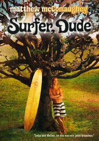 Surfer Dude Movie Poster showcasing iconic beach vibes.