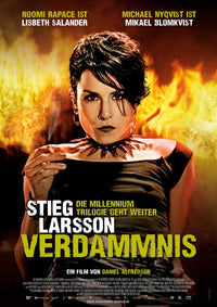 The Girl Who Played with Fire Movie Poster Print showcasing suspense and intrigue.