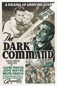 Dark Command Movie Poster Print showcasing cinematic art.