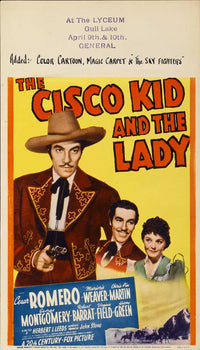 The Cisco Kid and the Lady Movie Poster Print showcasing classic cinema art.