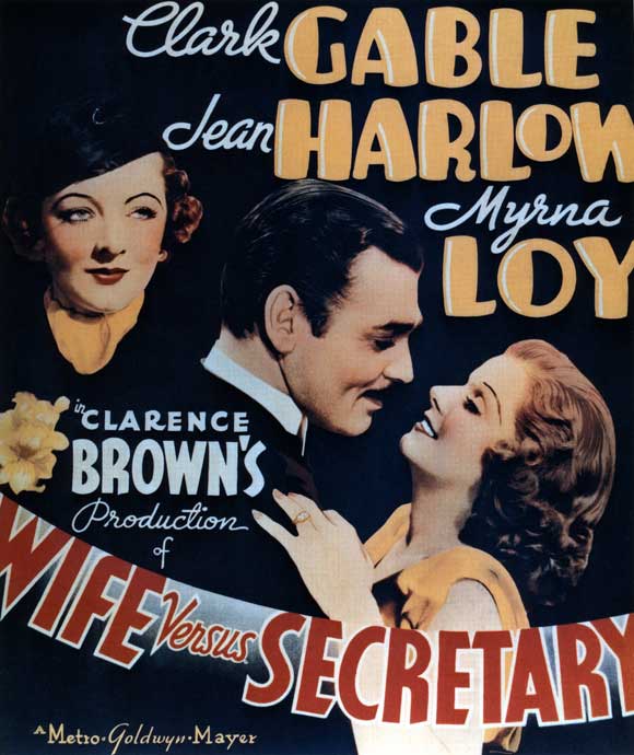 Wife vs. Secretary Movie Poster Print (27x40) featuring classic film art.
