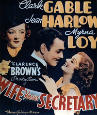 Wife vs. Secretary Movie Poster Print (27x40) featuring classic film art.