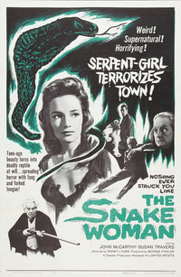 The Snake Woman Movie Poster Print featuring classic cinematic artwork.