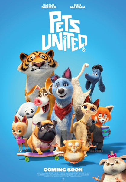 Pets United Movie Poster Print - 27x40 Decorative Art