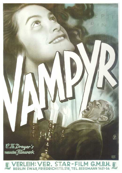 Vampyr Movie Poster Print (11x17) | Classic Horror Art