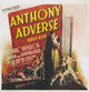 Anthony Adverse Movie Poster Print showcasing classic film art.