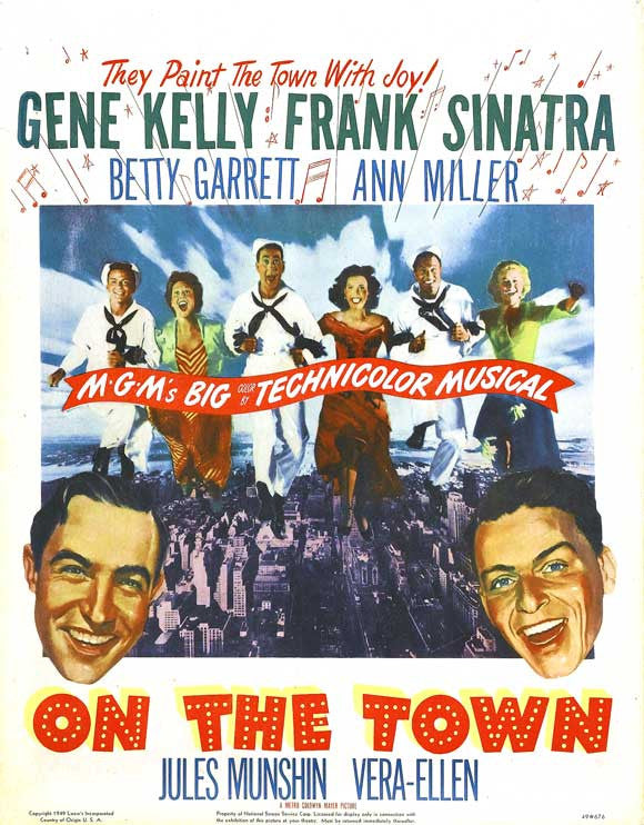 On the Town Movie Poster Print (27x40) - Vintage Film Art