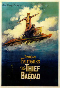 The Thief of Baghdad Movie Poster Print featuring classic cinematic art.