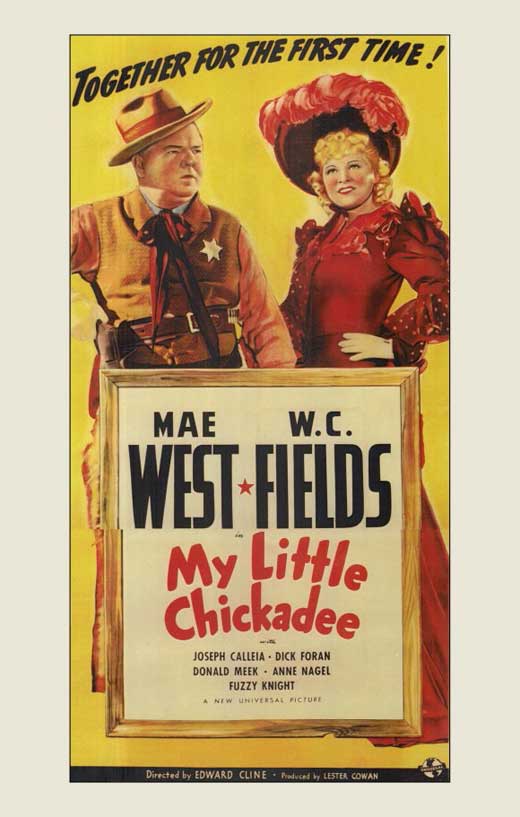 My Little Chickadee Movie Poster Print showcasing classic film imagery.