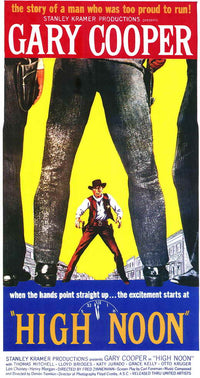High Noon Movie Poster Print showcasing classic Western cinema.