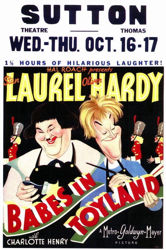 Babes in Toyland Movie Poster Print showcasing classic film artwork.