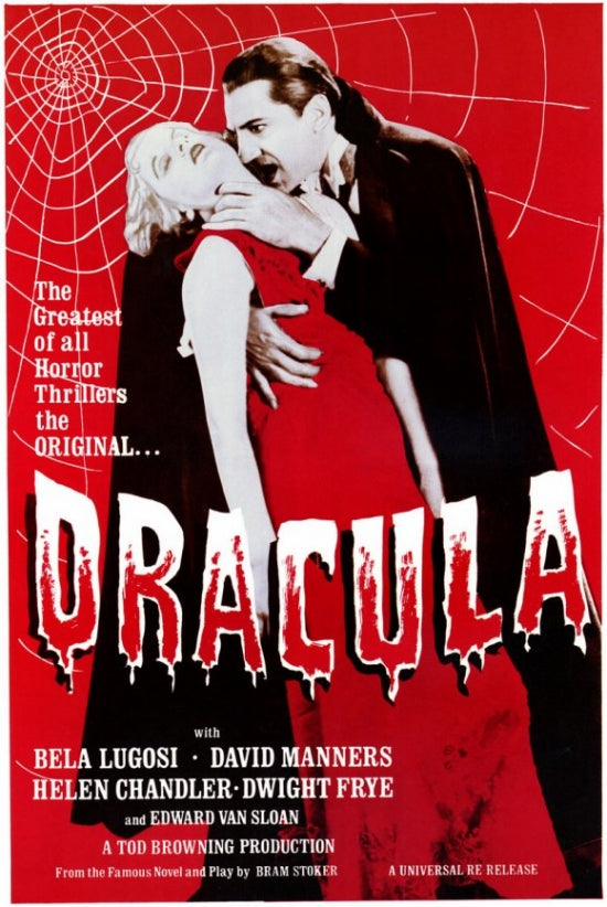 Dracula Movie Poster Print showcasing classic horror artwork.