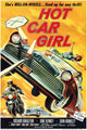 Hot Car Girl Movie Poster Print featuring vintage automotive pin-up art.